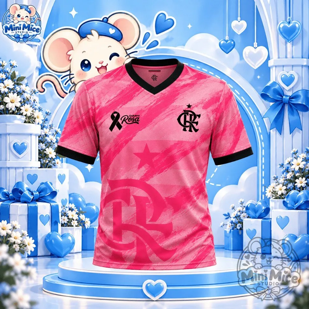 Flamengo Outubro Rosa 2026 27 Special Jersey Shirt 7 Flamengo Outubro Rosa 2026 27 Special Jersey Shirt