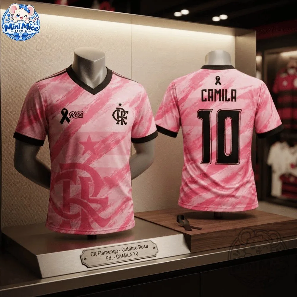 Flamengo Outubro Rosa 2026 27 Special Jersey Shirt 8 Flamengo Outubro Rosa 2026 27 Special Jersey Shirt