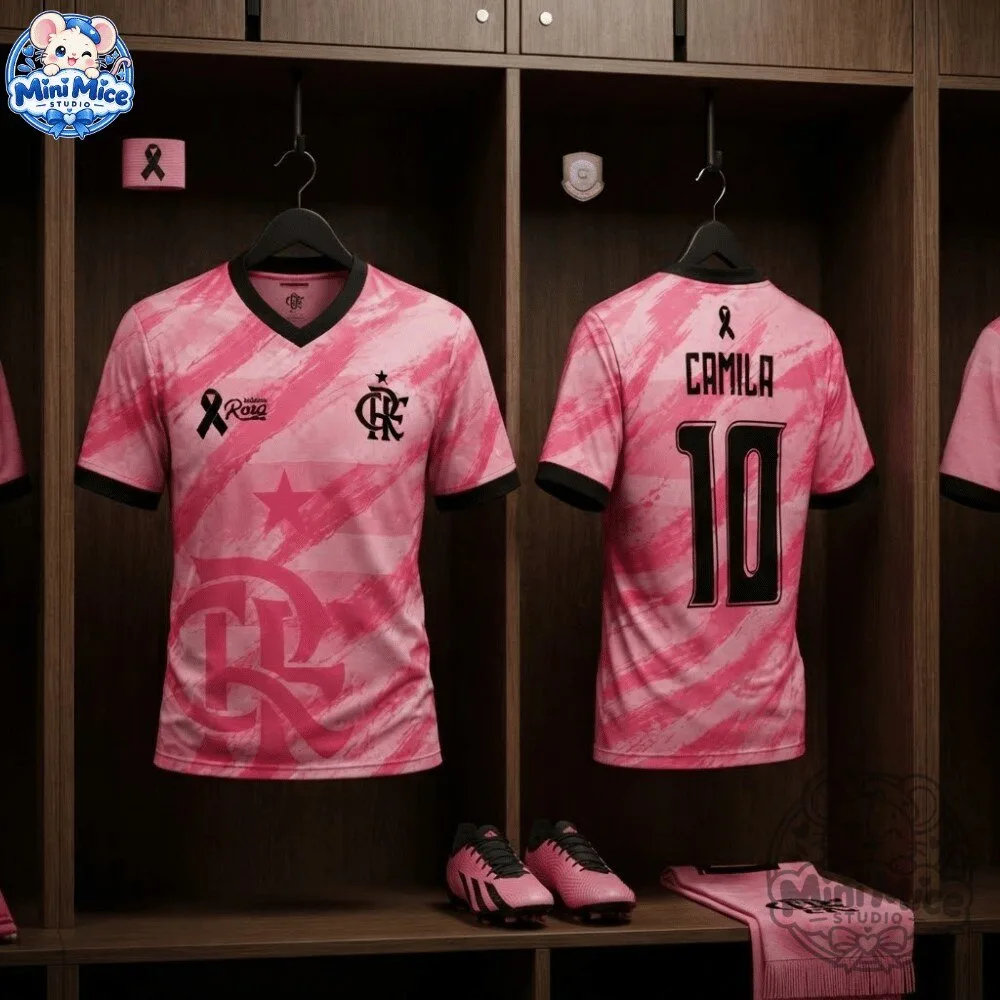 Flamengo Outubro Rosa 2026 27 Special Jersey Shirt 10 Flamengo Outubro Rosa 2026 27 Special Jersey Shirt