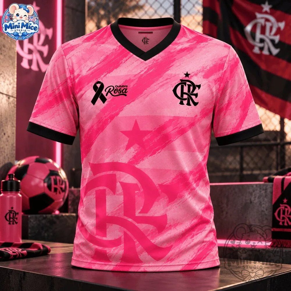 Flamengo Outubro Rosa 2026 27 Special Jersey Shirt 12 Flamengo Outubro Rosa 2026 27 Special Jersey Shirt