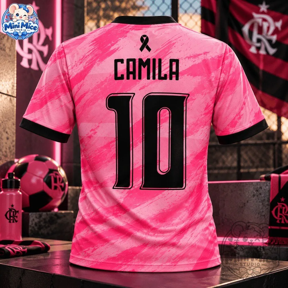Flamengo Outubro Rosa 2026 27 Special Jersey Shirt 13 Flamengo Outubro Rosa 2026 27 Special Jersey Shirt