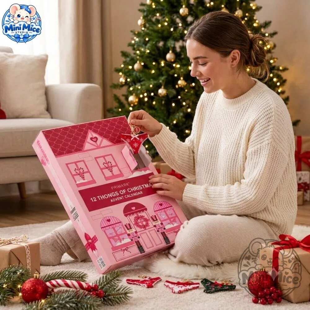 Primark 12 Thongs of Christmas Advent Calendar 2026 Special 12 Primark 12 Thongs of Christmas Advent Calendar 2026 Special