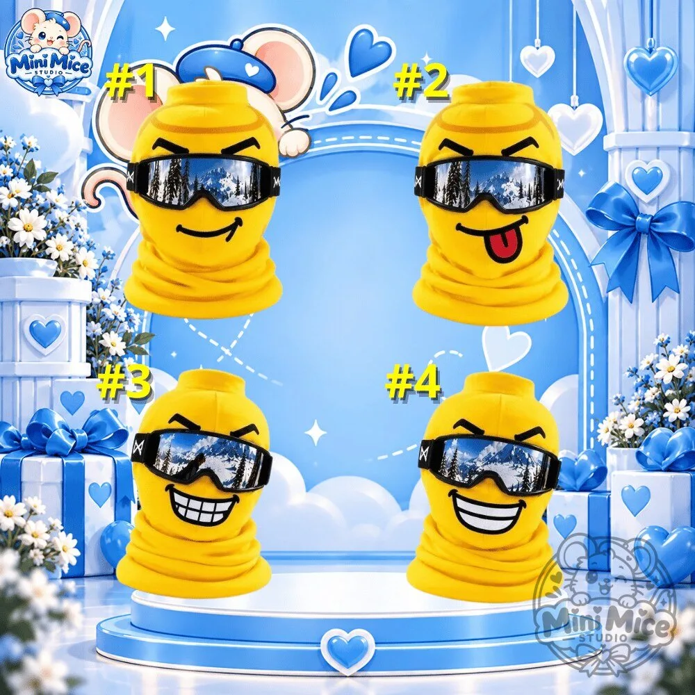 Funny Legohead Yellow Minifigure Head Ski Mask Special Edition 2026