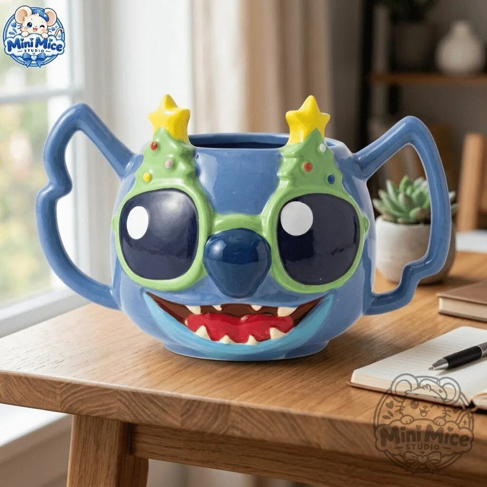 Disney Stitch Christmas 3D Mug 2026 Special 10 Disney Stitch Christmas 3D Mug 2026 Special