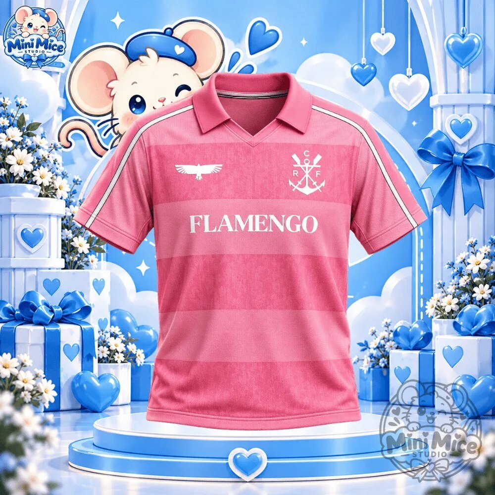 Camisa Flamengo Renova Outubro Rosa 2026 Jersey Shirt 7 Camisa Flamengo Renova Outubro Rosa 2026 Jersey Shirt