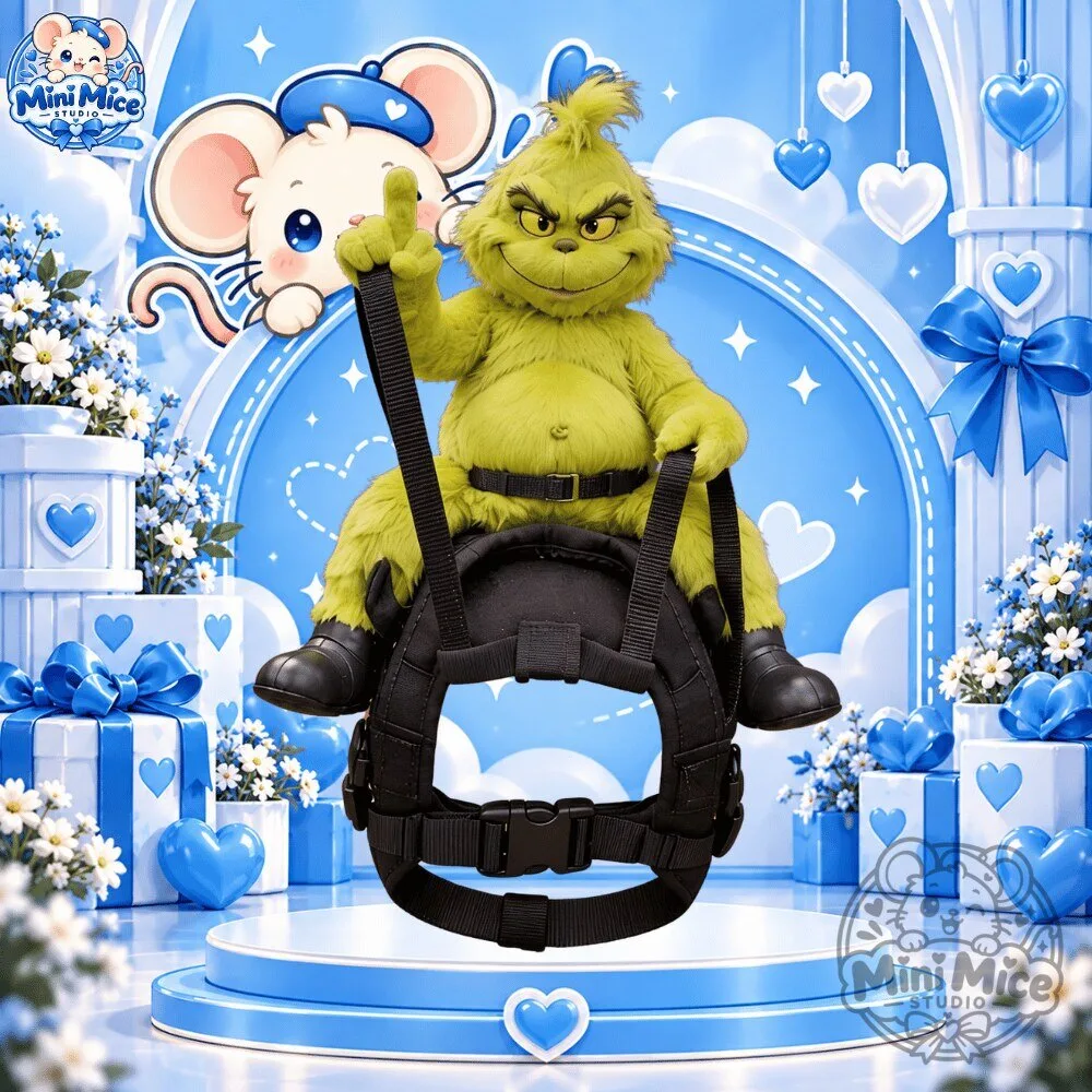 Grumpyrider Grinch Pet Harness Costume Middle Finger Special 2026 7 Grumpyrider Grinch Pet Harness Costume Middle Finger Special 2026