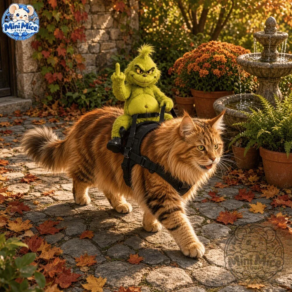 Grumpyrider Grinch Pet Harness Costume Middle Finger Special 2026 8 Grumpyrider Grinch Pet Harness Costume Middle Finger Special 2026