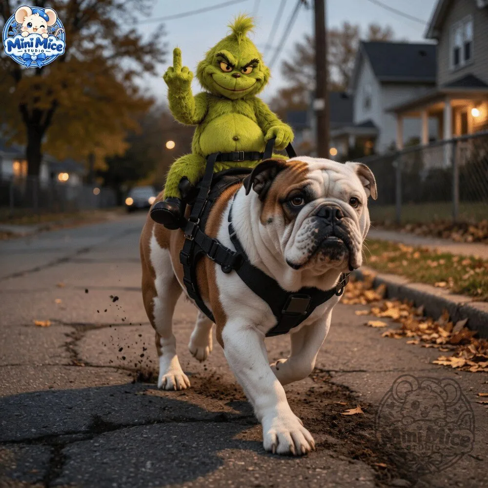 Grumpyrider Grinch Pet Harness Costume Middle Finger Special 2026 12 Grumpyrider Grinch Pet Harness Costume Middle Finger Special 2026