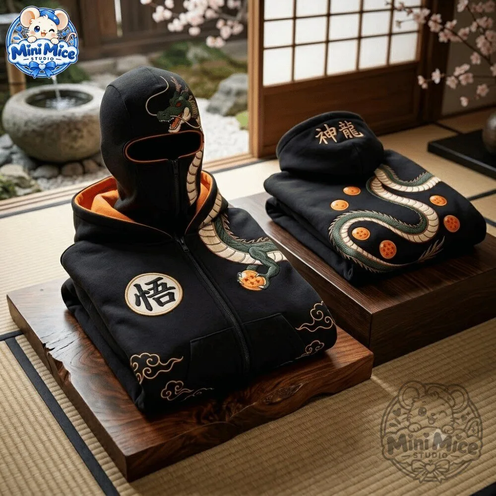 Dragon Ball Shenron Graphic Zip Up Hoodie 2026 Special 8 Dragon Ball Shenron Graphic Zip Up Hoodie 2026 Special