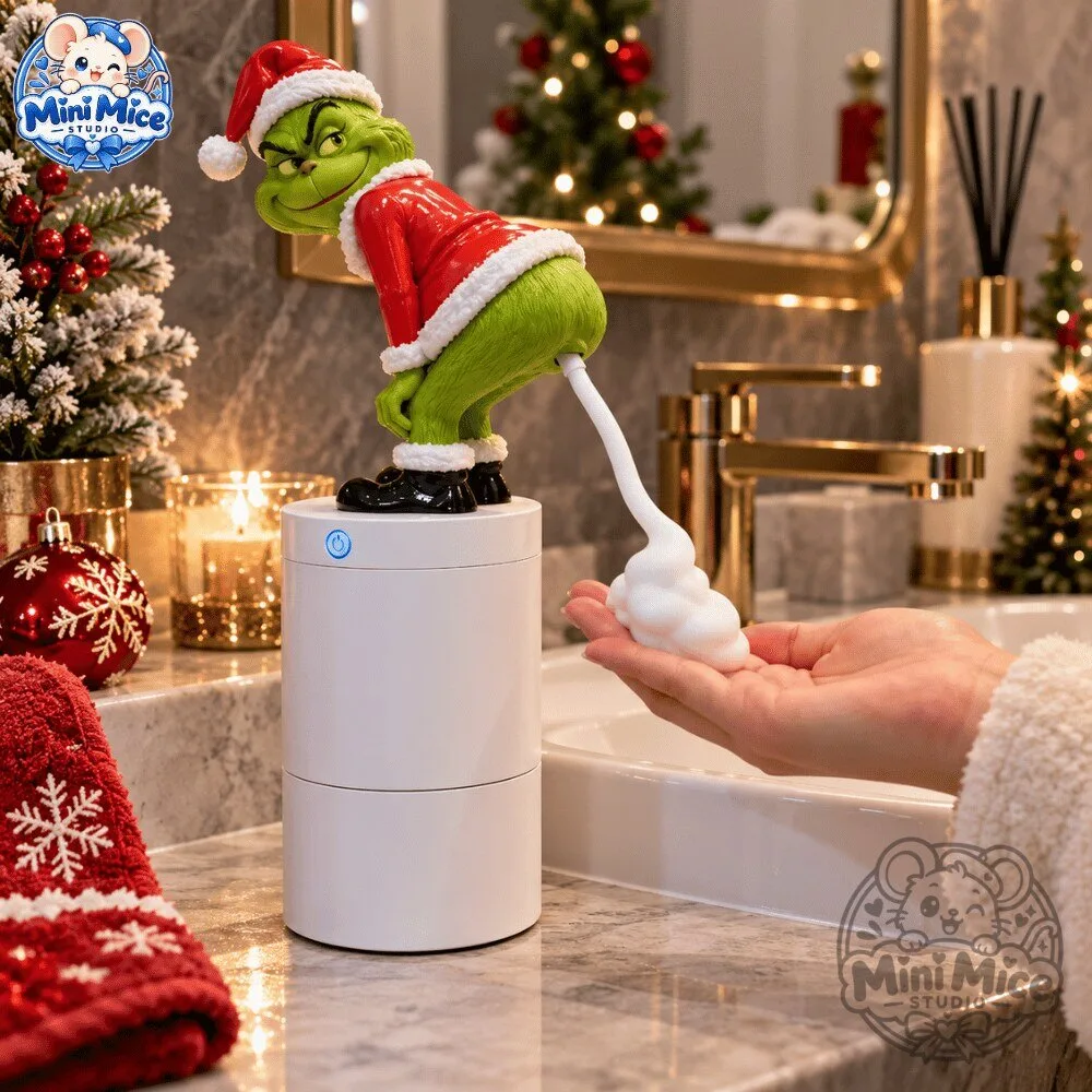 Farty Grinch Butt Novelty Foam Soap Dispenser 2026 Special 6 Farty Grinch Butt Novelty Foam Soap Dispenser 2026 Special