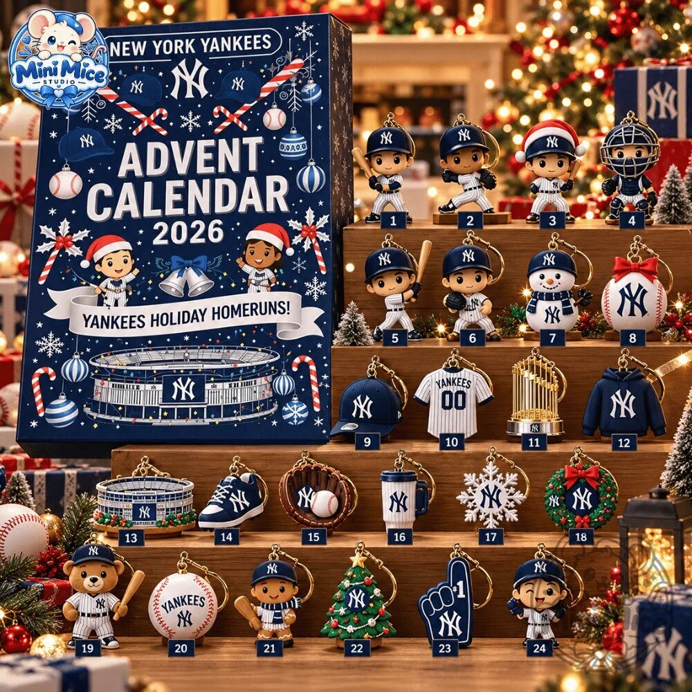 New York Yankees 2026 Holiday Homeruns Advent Calendar