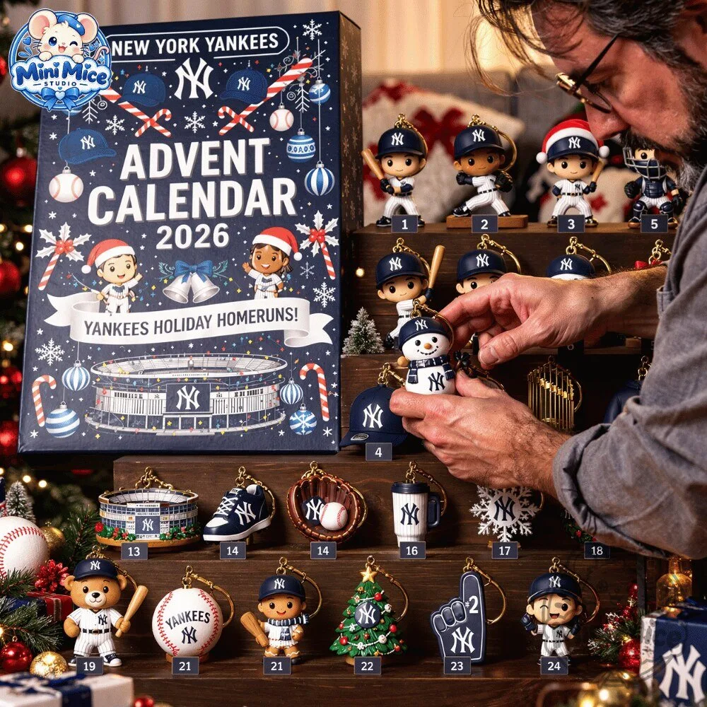 New York Yankees 2026 Holiday Homeruns Advent Calendar 7 New York Yankees 2026 Holiday Homeruns Advent Calendar